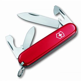 VICTORINOX Recruit zsebkés, piros, közepes méretű
