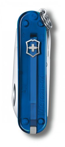 Victorinox Classic SD zsebkés, Transparent Colors, Deep Ocean, kisméretű