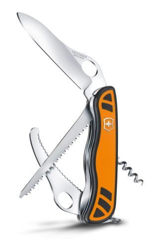 VICTORINOX Hunter XT Grip zsebkés, narancsárga-fekete, nagyméretű
