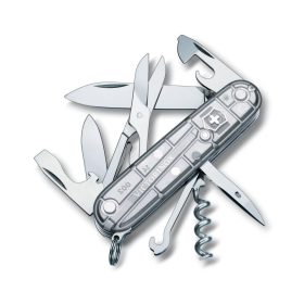 VICTORINOX Climber zsebkés, Silver Tech,  közepes méretű