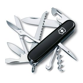Victorinox Huntsman zsebkés, fekete, közepes méretű
