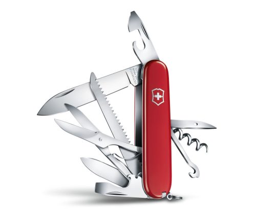 Victorinox Huntsman zsebkés, piros, közepes méretű
