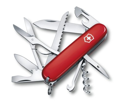 Victorinox Huntsman zsebkés, piros, közepes méretű