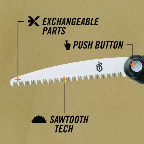 Gerber Exchange-A-Blade összecsukható fűrész cserélhető pengével - 25 év garanciával