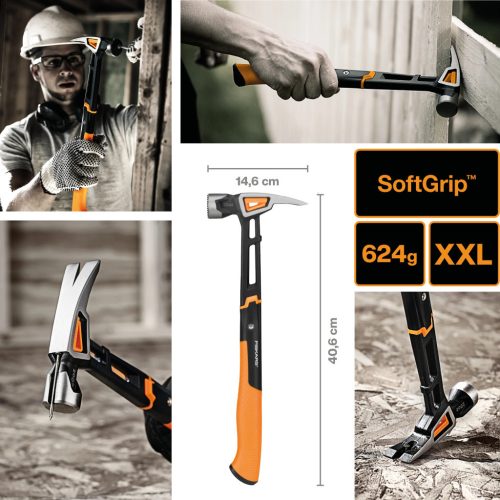 Fiskars IsoCore™ szeghúzó kalapács, XXL  (1020216)