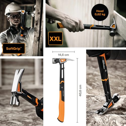 Fiskars IsoCore™ szeghúzó kalapács, XXL  (1020216)
