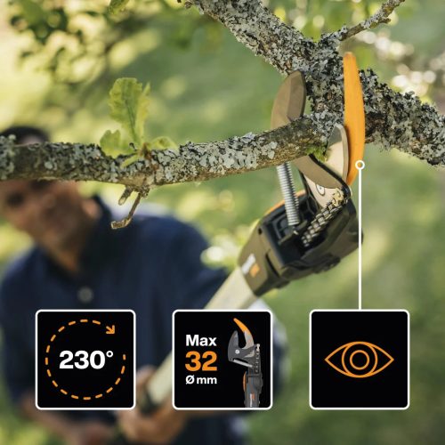 Fiskars PowerGearX™ magassági ágvágó UPX82 - 25 év garanciával