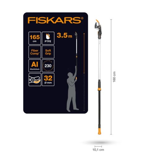 Fiskars PowerGearX™ magassági ágvágó UPX82 - 25 év garanciával
