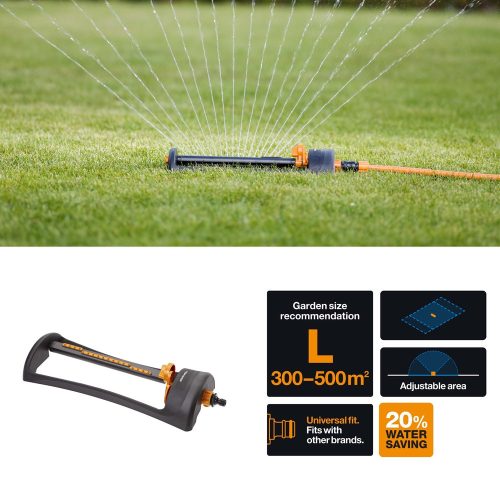 Fiskars Víztakarékos esőztető, fém talp (1023661)