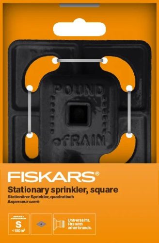 Fiskars Álló esőztető, szögletes, rozsdamentes fém váz (1023664)