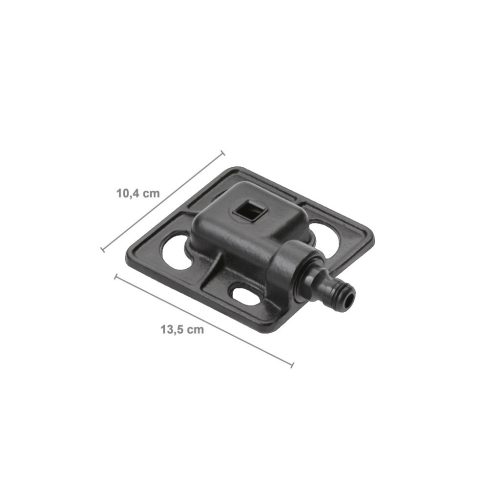 Fiskars Álló esőztető, szögletes, rozsdamentes fém váz (1023664)