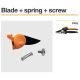 Fiskars Pótpenge, rugó és csavar PX92 (1026275)