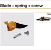 Fiskars Pótpenge, rugó és csavar PX94 (1026277)
