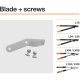 Fiskars Pótpenge és kiegészítőcsavarok L104, L108, LX94, LX98, L78, L94, L98 (1026285)