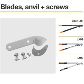   Fiskars Pótpenge és kiegészítőcsavarok L109, LX99, L93, L99 (1026286)