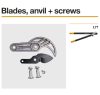 Fiskars Pótpenge és kiegészítőcsavarok L77 (1026292)