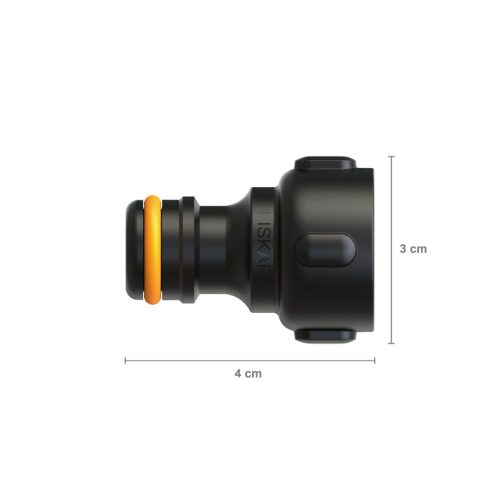 Fiskars Csaptelep csatlakozó, G1/2” (21 mm) LB (min 30) /csomagolás nélküli/ (1027057)
