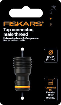 Fiskars Csaptelep csatlakozó, anya menetes G1/2” (21 mm) (1027060)