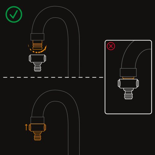 Fiskars Csaptelep csatlakozó, beltéri M22x1/M24x1 (1027062)
