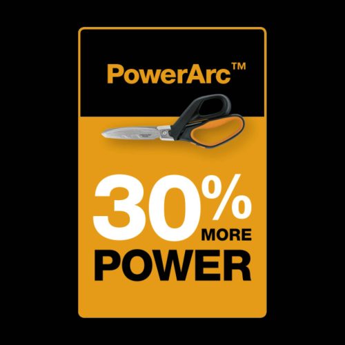Fiskars PowerArc™ Heavy duty olló, 21 cm (1027204)