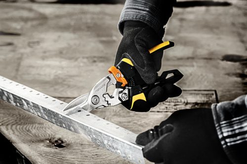 Fiskars PowerGear™ Aviation lemezvágó olló, egyenes (1027207)