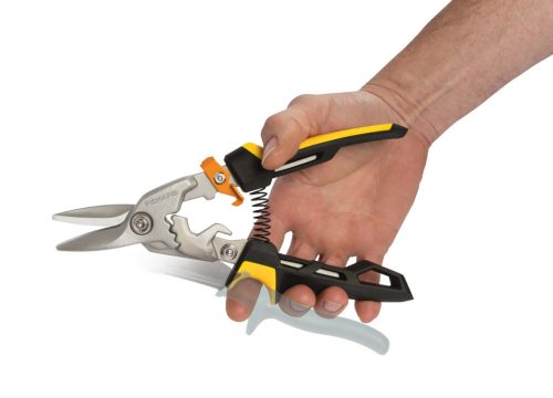 Fiskars PowerGear™ Aviation lemezvágó olló, egyenes (1027207)