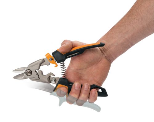 Fiskars PowerGear™ Aviation lemezvágó olló bulldog (1027212)