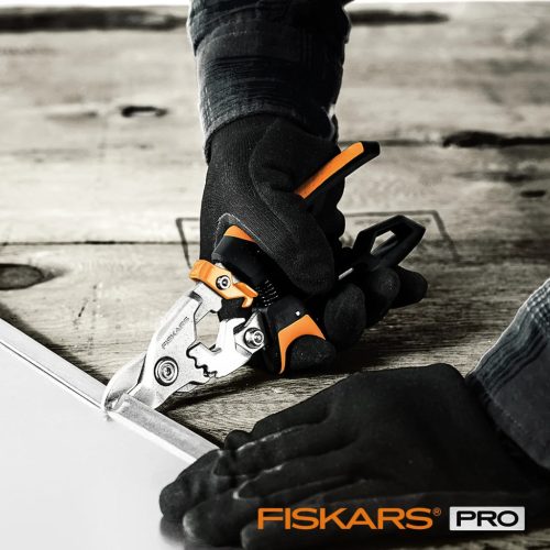 Fiskars PowerGear™ Aviation lemezvágó olló bulldog (1027212)