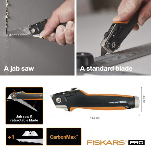 Fiskars CarbonMax™ gipszkarton kés (1027226)