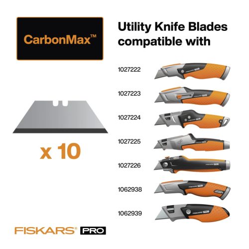 Fiskars Pótpengék CarbonMax™ pengekéshez, 10 darabos (1027230)