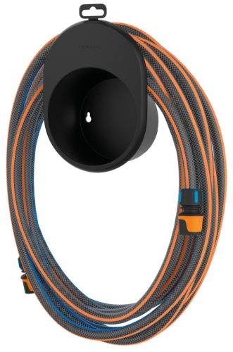 Fiskars Comfort Locsoló tömlő szett 15m tömlő, tartóval, 2 db csatlakozóval (1027678)