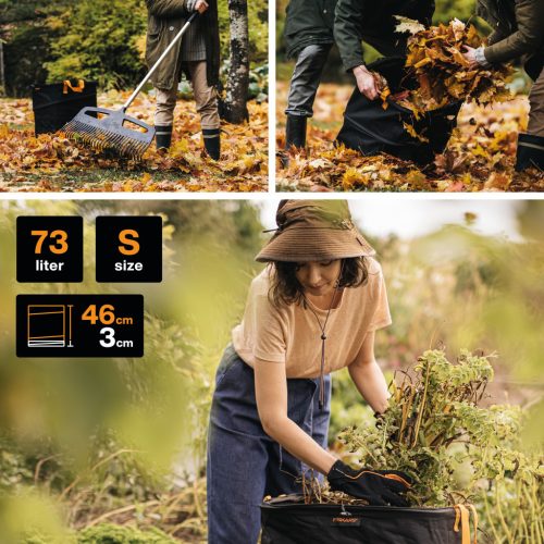 Fiskars Ergo™ Pop-up kerti gyűjtőzsák S, 73L (1028371)