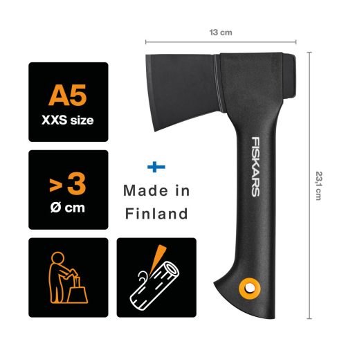 Fiskars Solid™ kemping fejsze A5 (X5 megfelelője) (1051084)