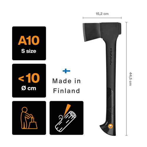 Fiskars Solid™ fejsze A10 (X10 megfelelője) (1051085)