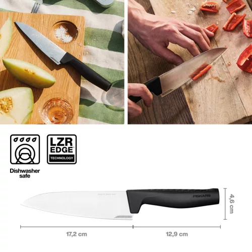Fiskars Hard Edge Közepes szakácskés (1051748)