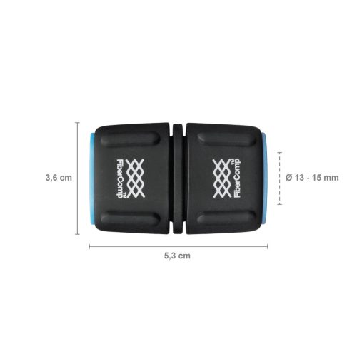 Fiskars FiberComp tömlőtoldó, 13-15 mm (1/2”-5/8") - 5 év garanciával