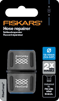 Fiskars FiberComp tömlőtoldó, 13-15 mm (1/2”-5/8") - 5 év garanciával