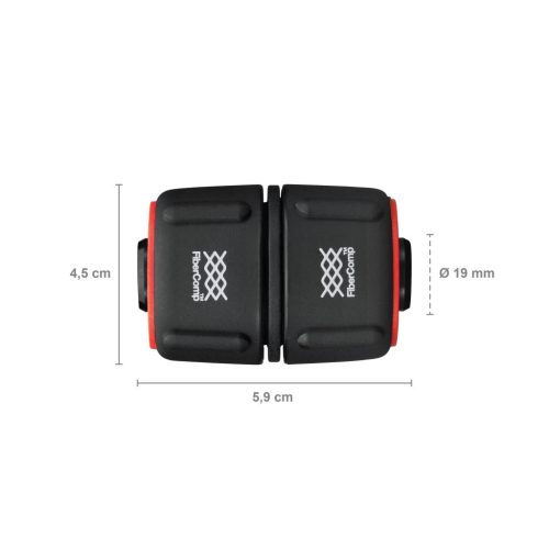 Fiskars FiberComp tömlőtoldó, 19 mm (3/4”) - 5 év garanciával