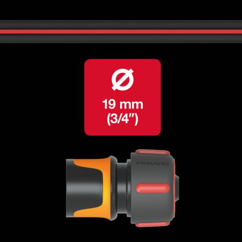 Fiskars FiberComp tömlő gyorscsatlakozó, 19 mm (3/4") FLOW - 5 év garanciával