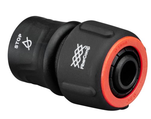Fiskars FiberComp tömlő gyorscsatlakozó, 19 mm (3/4") STOP (1054790)