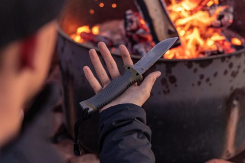 Gerber Ultimate túlélőkés, félig fogazott pengével (1055367) - 25 év garanciával