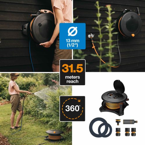Fiskars Solid™ L tömlődob 30 m tömlővel Q3 (1057237)