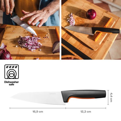 Fiskars Functional Form™ Közepes méretű szakácskés (1057535)