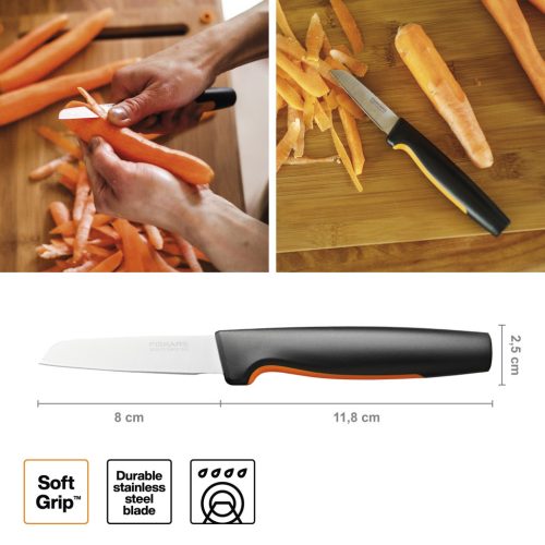 Fiskars Functional Form™ Hámozókés, egyenes (1057544)