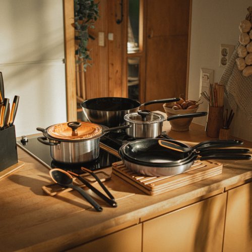 Fiskars Functional Form Késblokk bambusz 5 késes