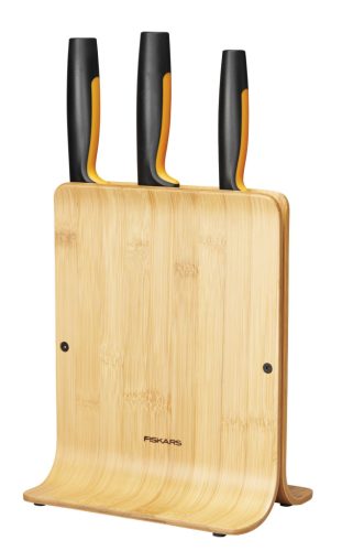 Fiskars Functional Form Késblokk bambusz 3 késes  (1057553)