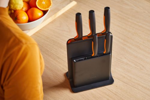 Fiskars Functional Form Késblokk műanyag 5 késes