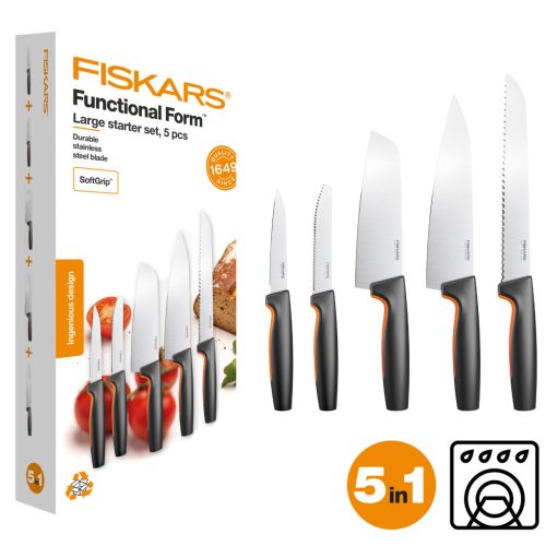Fiskars Functional Form Nagy kezdő készlet, 5 db-os