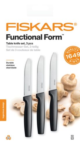 Fiskars Functional Form Asztali késkészlet, 3 db-os (1057562)