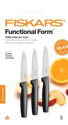 Fiskars Functional Form Általános késkészlet, 3 db-os (102657-es készlet utódja) 